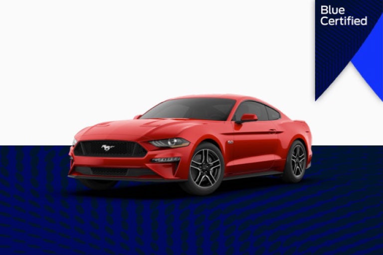 Red vehicle - Blue Certified 