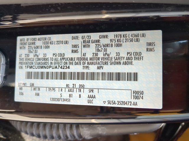 2023 Ford Escape ST-Line