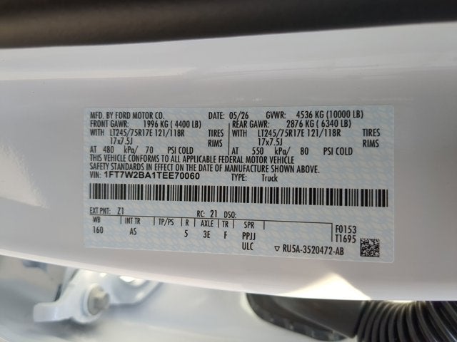 2026 Ford F-250SD XL