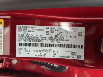 2026 Ford Ranger Lariat