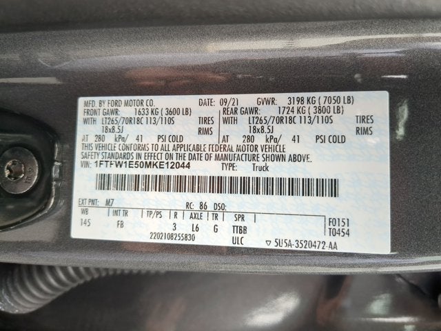 2021 Ford F-150 XLT Black Widow