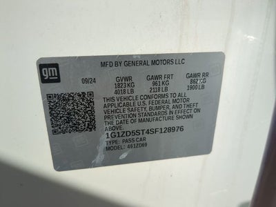 2025 Chevrolet Malibu LT 1LT