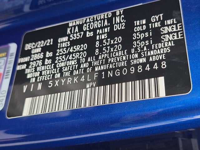 2022 Kia Sorento SX