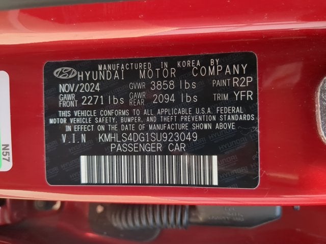 2025 Hyundai Elantra SEL Convenience