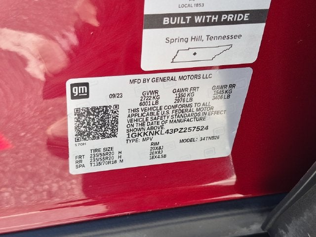 2023 GMC Acadia SLE