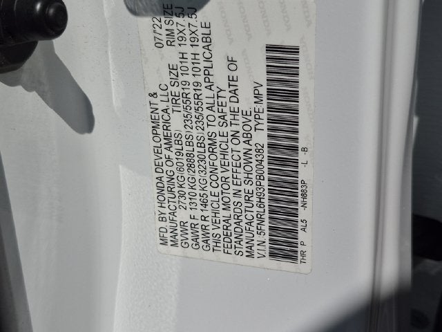 2023 Honda Odyssey Elite
