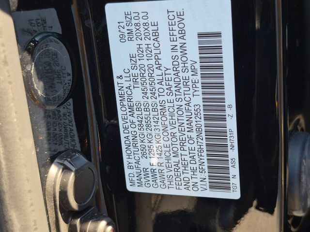 2022 Honda Pilot Black Edition