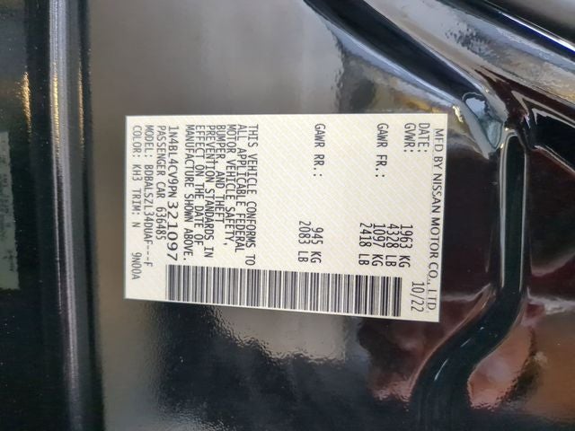 2023 Nissan Altima 2.5 SR