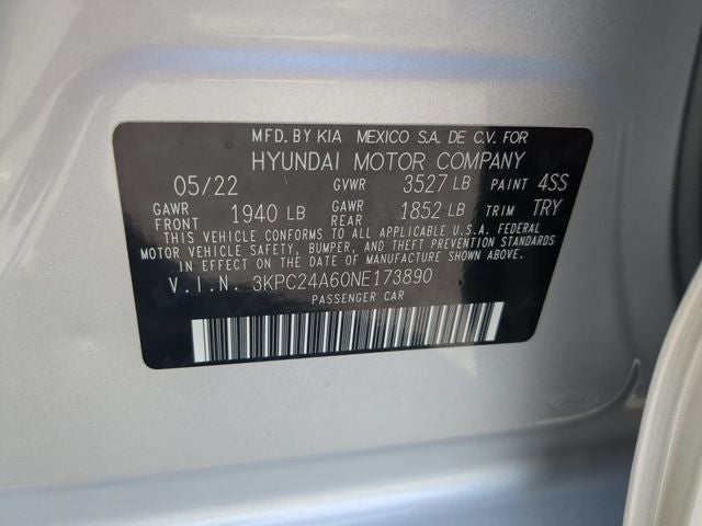 2022 Hyundai Accent SE
