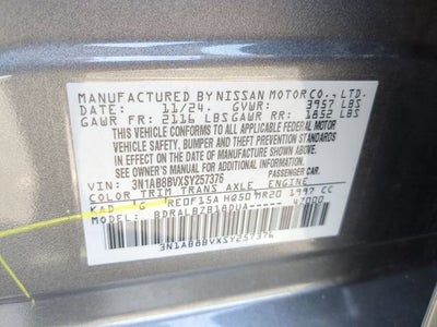 2025 Nissan Sentra S
