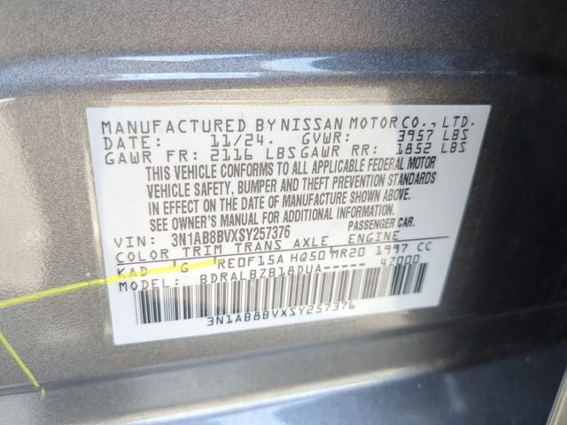 2025 Nissan Sentra S