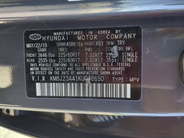 2019 Hyundai Tucson SE