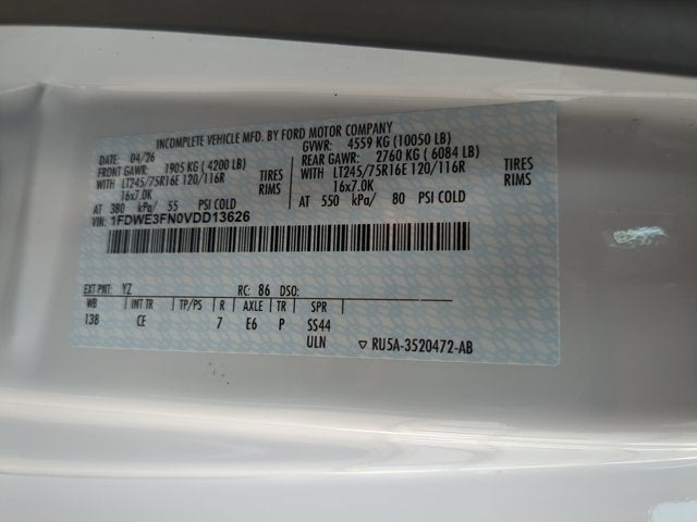 2027 Ford Econoline Cutaway E-350 SRW