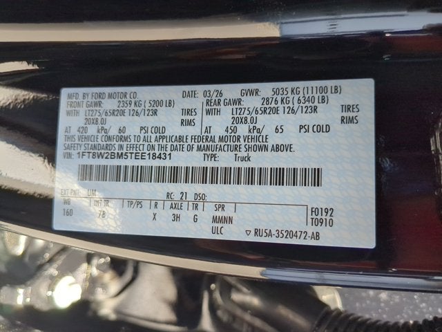2026 Ford F-250SD Platinum