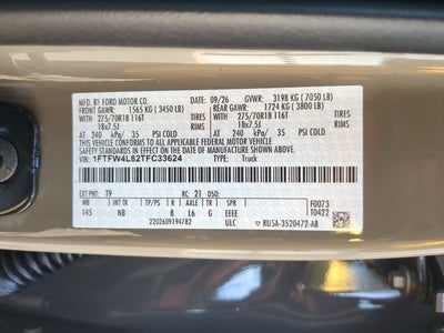 2026 Ford F-150 Tremor®