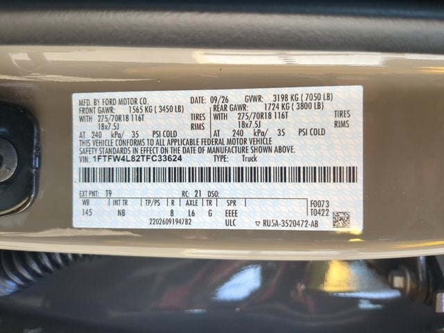 2026 Ford F-150 Tremor®