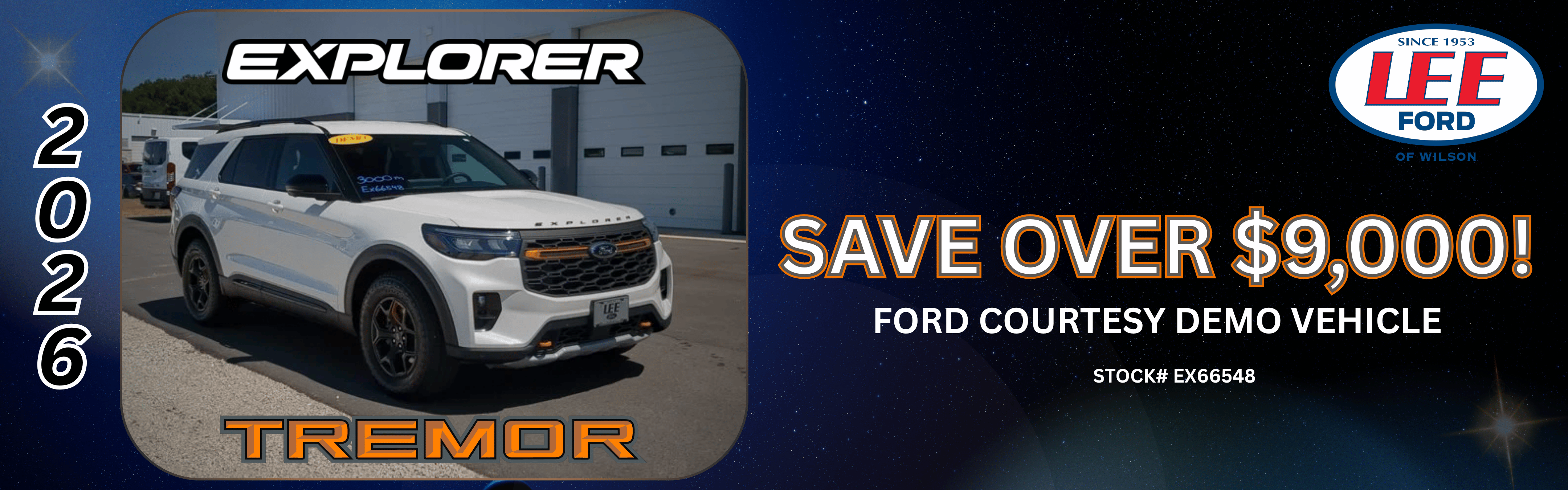 2026 Ford Explorer Tremor On Sale